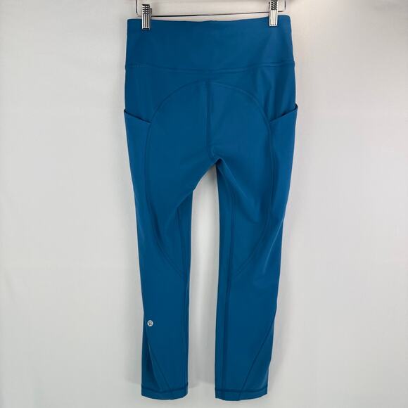 Lululemon All the Right Places High-Rise Drawcord Waist Crop 23” Size 8 - Picture 4 of 11